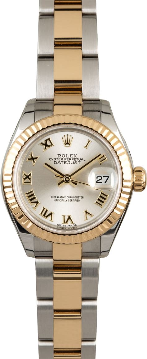 rolex lady datejust 28 pre owned|Rolex Datejust 28mm two tone.